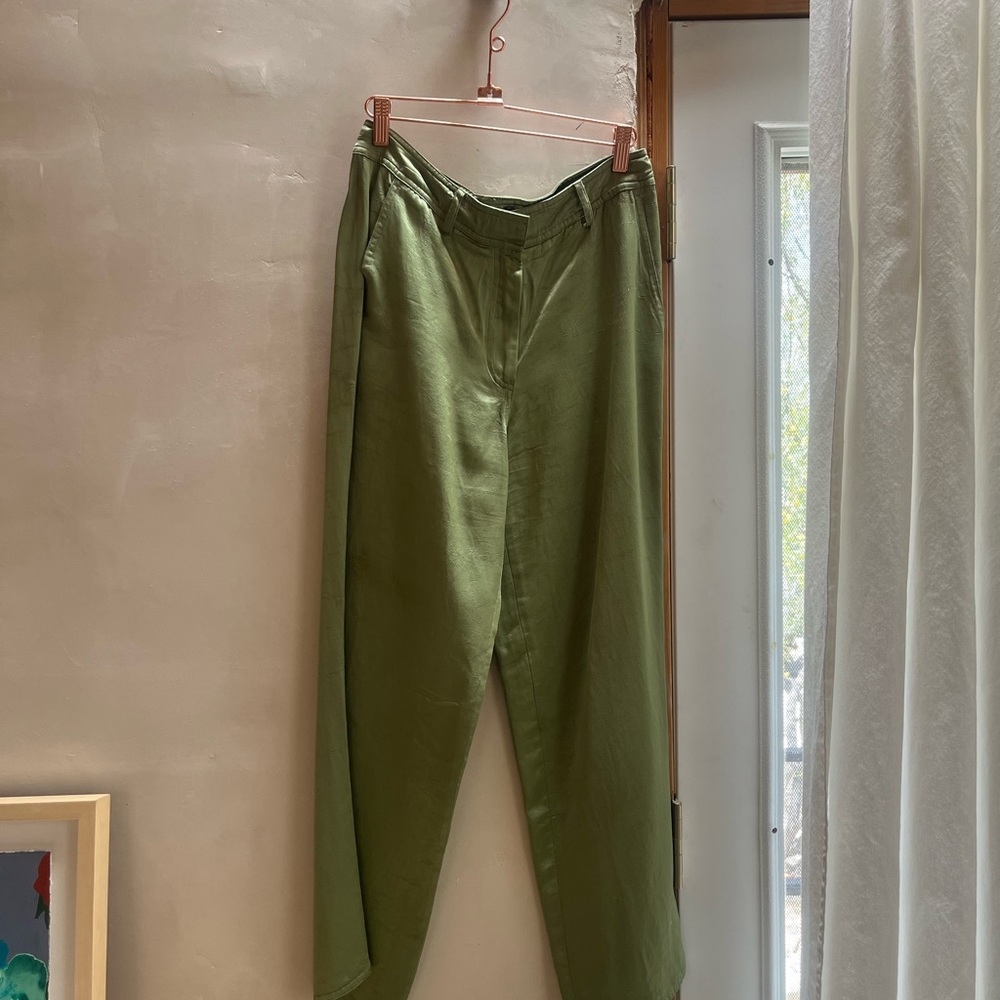 Olive Green Women's Pants